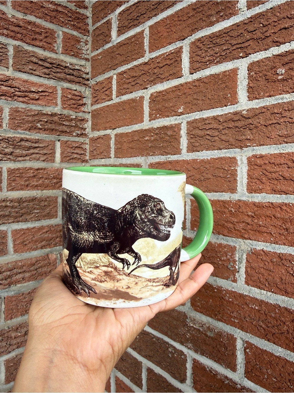 The Unemployed Philosophers Guild Disappearing Dinosaur Mug- Heat Changing